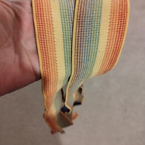 Adult rainbow colored suspenders - Picture 3 of 5